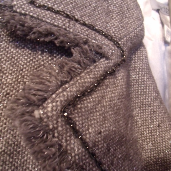 Cache Gray Shimmer Blazer - Picture 6 of 7